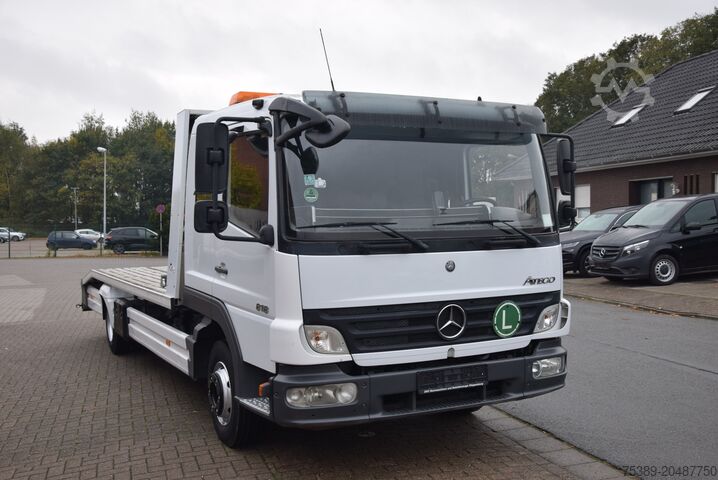 Autotransporter Mercedes-Benz Atego 818 Abschepp. Seilwinde AHK Klima Liege