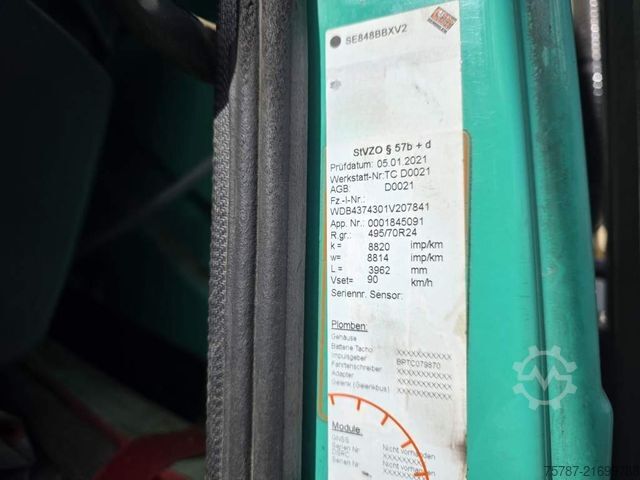 LKW-Fahrgestell UNIMOG U5000 4x4 Chassis, Standklima, 4374/45