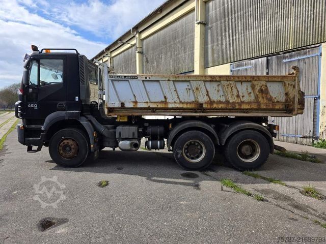 Dreiseitenkipper LKW IVECO AD260T45 6x4 3-Seitenkipper + Winterdienstvorr.