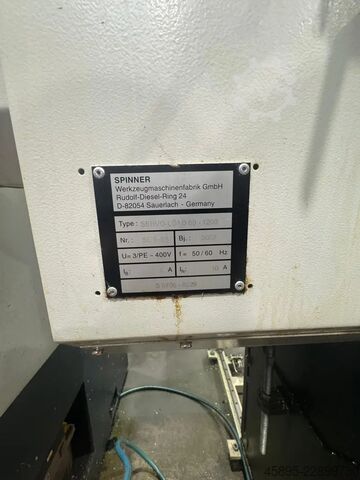 CNC Turning and Milling Machine SPINNER TC 400-52 MC
