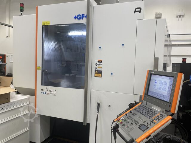 5 axis universal machining center Mikron HPM800U