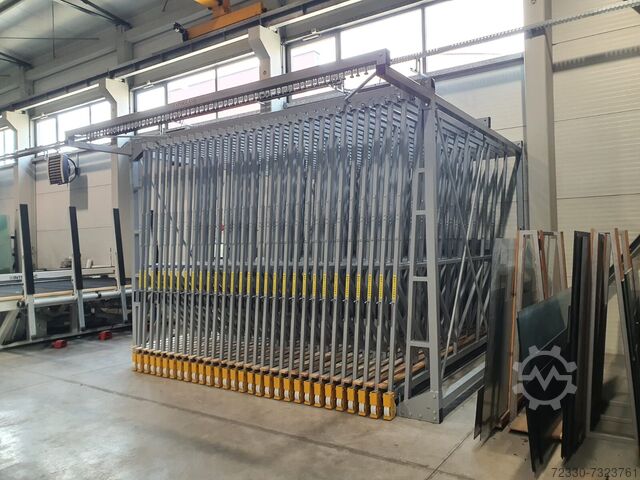 Glass pull-out rack , stand EXPOGLASS® D80-30