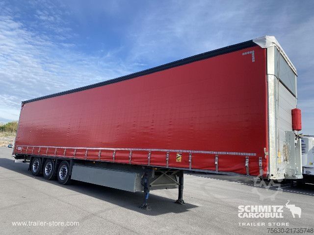 Open semitrailer with tarp Schmitz Cargobull Semitrailer Curtainsider Standard