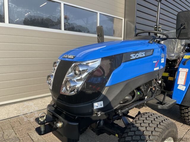 Solis 20 4WD (18.5 HP Mitsubishi) mini tractor NEW turf tires SOLIS 20 4WD (18.5 PK mitsubishi) minitractor NIEUW gazonbanden