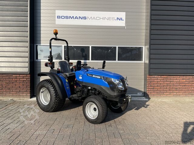 Solis 20 4WD (18.5 HP Mitsubishi) mini tractor NEW turf tires SOLIS 20 4WD (18.5 PK mitsubishi) minitractor NIEUW gazonbanden