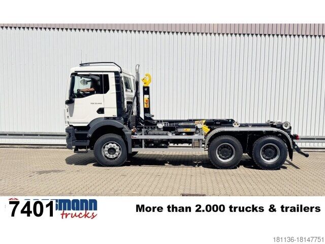 Roll-off tipper truck MAN TGS 33.440 BB 6x4