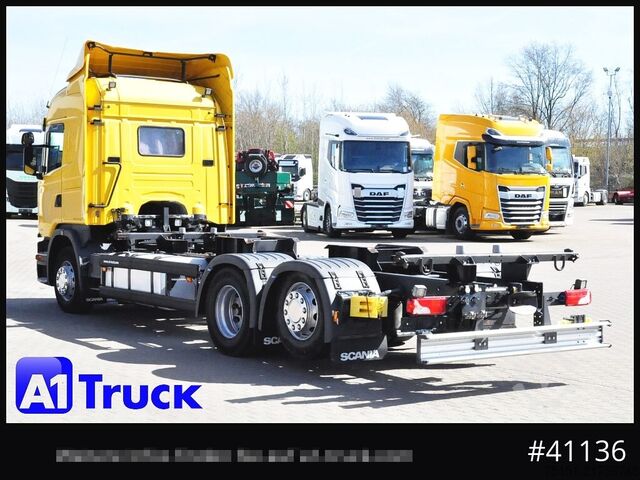 Wechselfahrgestell LKW SCANIA G410 LB 6x2  BDF 7.45 WB Lenkachse E6