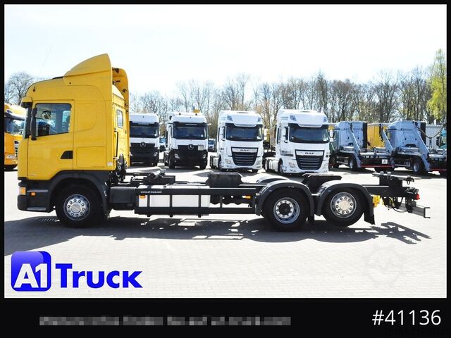 Wechselfahrgestell LKW SCANIA G410 LB 6x2  BDF 7.45 WB Lenkachse E6