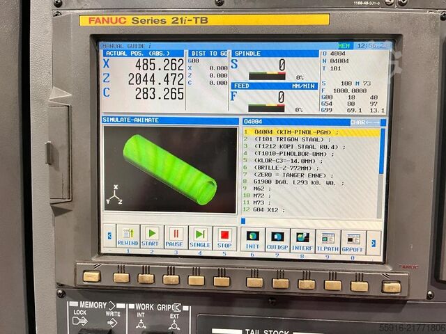 CNC turning and milling center HYUNDAI KIA SKT400LMC