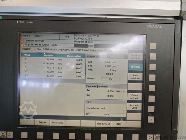 CNC flow forming machine DENN RL-600 CNC