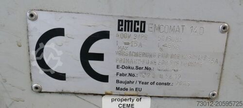 Leit-/Zugspindeldrehmaschine EMCO Emcomat 14 D