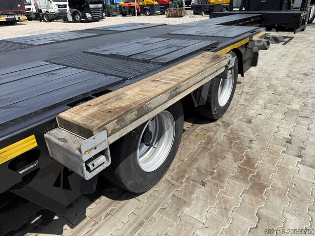 Low-bed semi-trailer for transporting construction machinery FAYMONVILLE FAYMONVILLE STZ-6WAU – 6 AXLES – 92.2GVW
