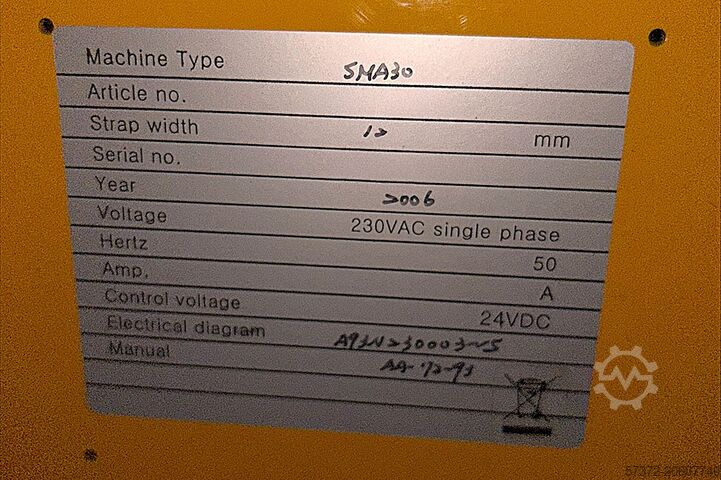 Fully Automatic Strapping Machine STRAPEX SMA 30