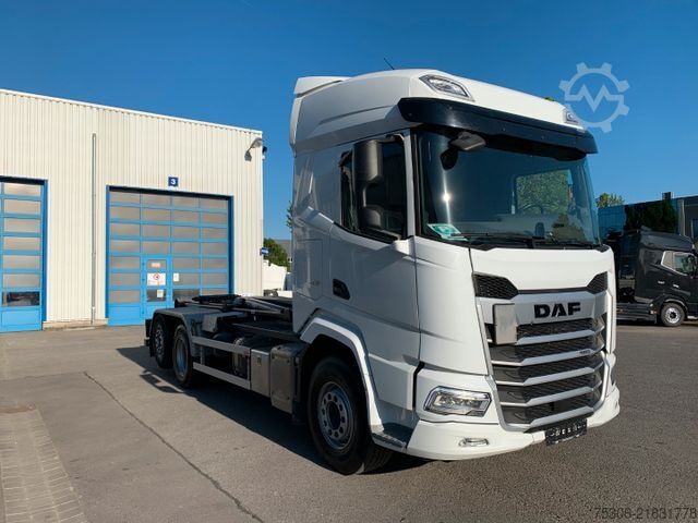 Roll-off tipper truck DAF FAN XF 480 VDL Abrollkipper