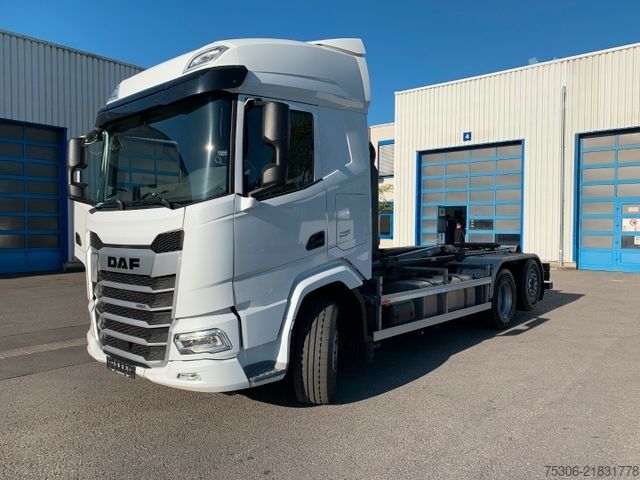 Roll-off tipper truck DAF FAN XF 480 VDL Abrollkipper