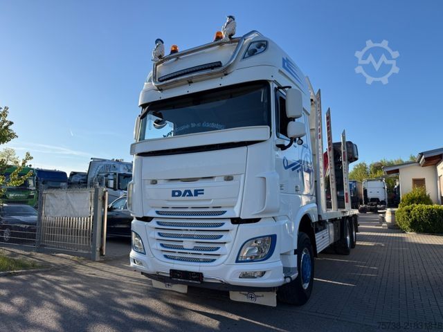 Logging truck DAF XF510 6X4/INTARDER/Kran Palfinger Epsilon M13Z