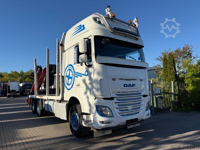Logging truck DAF XF510 6X4/INTARDER/Kran Palfinger Epsilon M13Z