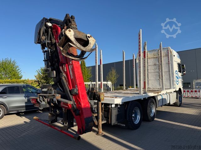 Logging truck DAF XF510 6X4/INTARDER/Kran Palfinger Epsilon M13Z
