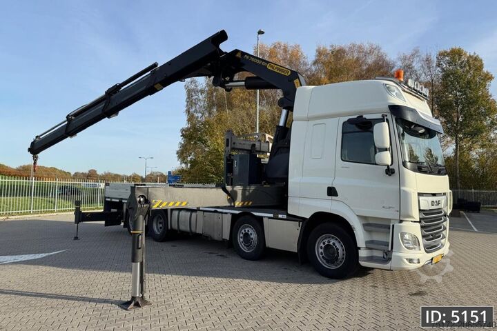 Crane truck DAF CF 530 SC, Euro 6, Palfinger PK76002-EH / 76 TM...