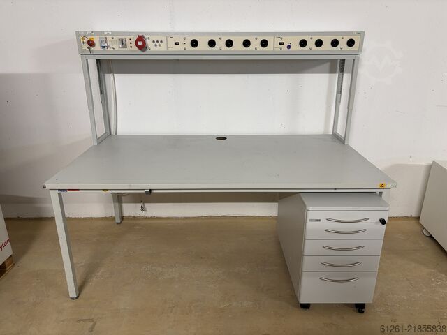Electronics technician laboratory desk Hera ESD Tisch