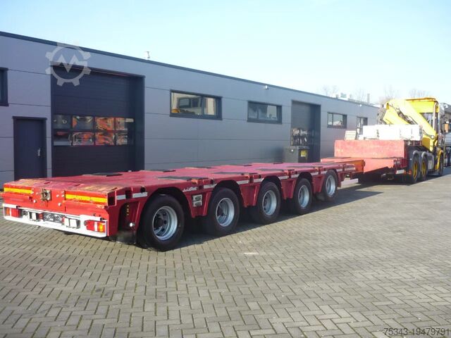 Semi-Tieflader Doll S5E Hydraulic Suspension, Steering and Remote C...