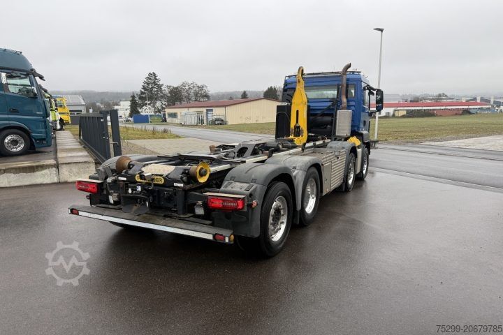Roll-off tipper truck MAN TGS 35.500 8x2 Palfinger / Swiss-Vehicle