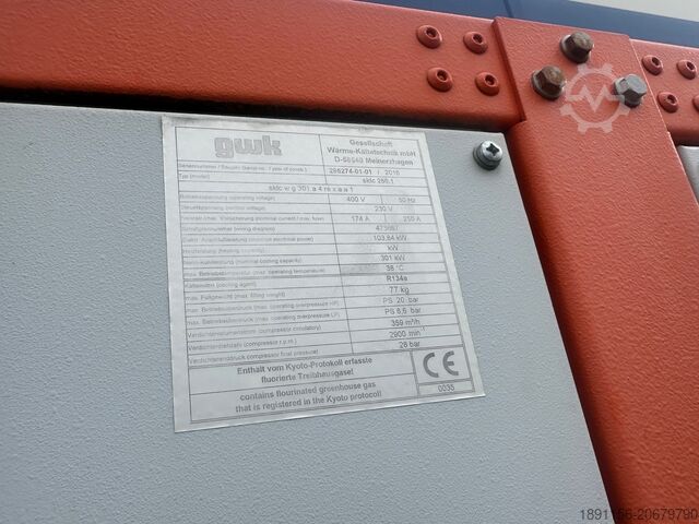 Kühler für Technologiewasser GWK Kuhlmann Sklc 26.1