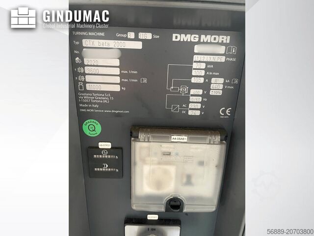 Horizontal-Drehmaschine DMG MORI CTX 2000