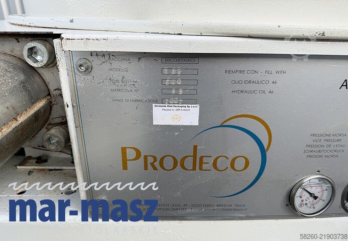 Briquette press (briquetting machine) for briquette production Prodeco E55 