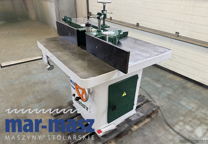 Spindle moulder with trolley Schröder 