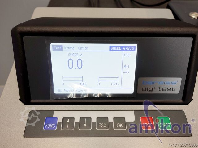Shore A Härteprüfgerät – Baujahr 2023 Bareiss digi test II DTAA II & DTE II