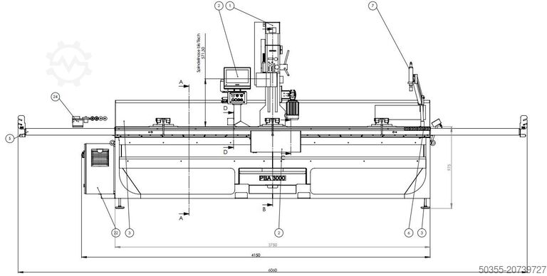 NC Profilbohrmaschine RÖDER PBA 3000 NC