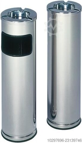 Standing ashtray D200xH660mm silver - 1 pc  