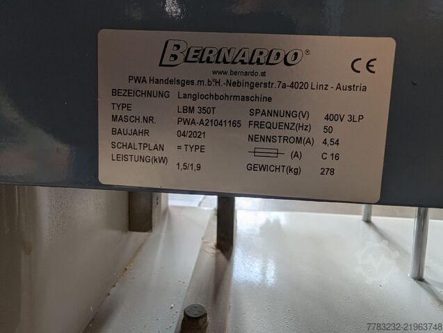 Hole line boring machine Bernardo LBM 350T