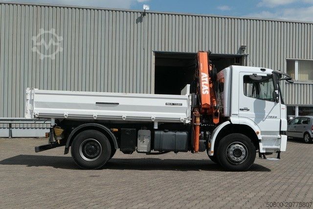 Kipper LKW MERCEDES-BENZ 1829 K Axor, Atlas 116.3-A2L, AHK, Greifer,Klima