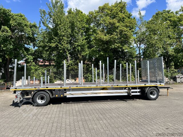 Anhänger mit offener Pritsche Möslein T 2 Plato 7,60 m  2 Achs Jumbo- Plato- Anhänger Mega