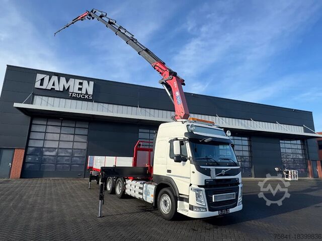 Crane truck Volvo FM 500 8x4 HMF 5020-K6 + JIB FJ 1000-5