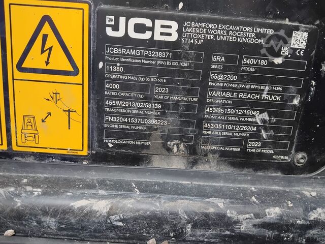 Telehandler JCB 540.180