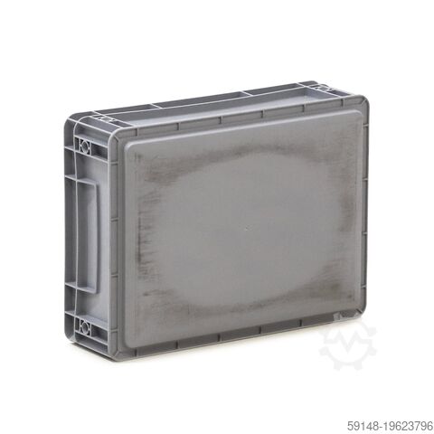 Used Euronorm stacking bins pallet tender, L: 400, W: 300, H: 120 (mm). 9ltr, L: 400, W: Kruizinga 98-497GB-PAL