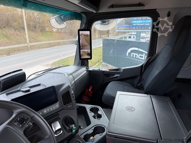 Roll-off tipper truck MERCEDES-BENZ Arocs 3243 8x4 Abrollkipper Schub/Knickhaken AHK