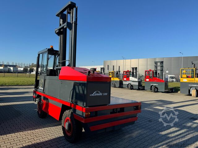 Side loader forklift Linde S50 //Duplex 4850 mm //