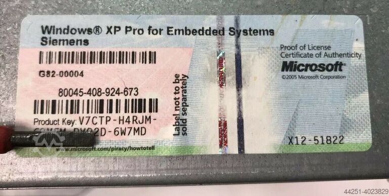 Simatic 6AV7872-0BC12-1AC0 Touch Panel Siemens 6AV7872-0BC12-1AC0 677B Series P6