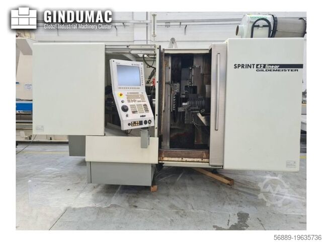 Swiss Type Turning Machine Gildemeister Sprint 42 linear