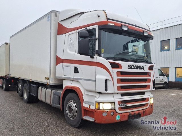 Kühltransporter Scania R 420 LB6x2MNB Analog Tacho Rohrbahnen Komplettzug