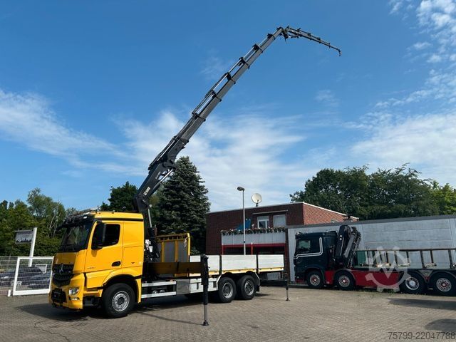 Truck mounted crane MERCEDES-BENZ 2640 Arocs Pritsche + HIAB 477-E7 Kran 6x2
