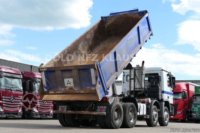 Three-sided tipper truck MERCEDES-BENZ Actros 3244 Dreiseitenkipper 8x4 Euro 5