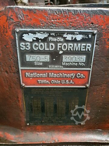 5 Die 5 Blow Transfer Header NATIONAL 750 S3 