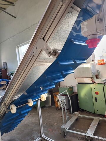 Stainless steel bunker conveyor belt 370 x 60 cm SCHUMA 