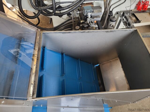 Stainless steel bunker conveyor belt 370 x 60 cm SCHUMA 