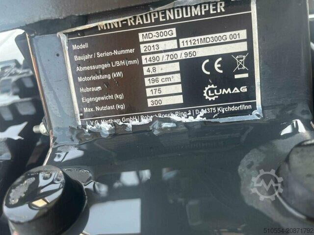 Lumag MD-300 G Raupen DUMPER Mini-Raupendumper Lumag MD-300 G Raupen DUMPER Mini-Raupendumper